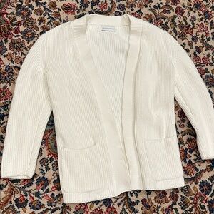 MOLLY MOORKAMP LEIGH COTTON CHUNKY KNIT CARDIGAN